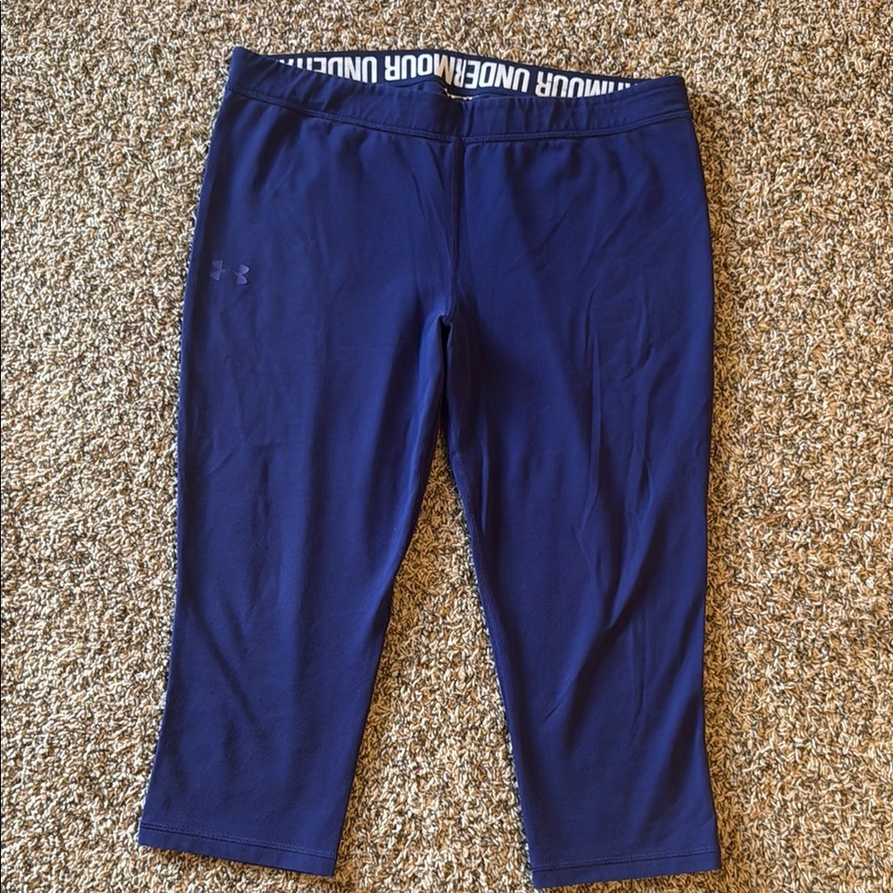 Under Armour Purple Capri Leggings